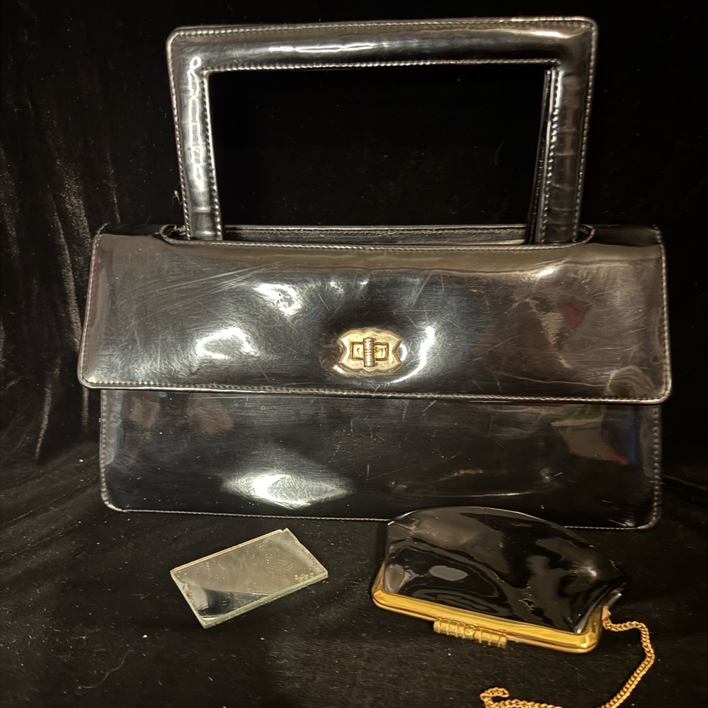 Kow Hoo 60’s vintage  Black Clutch
